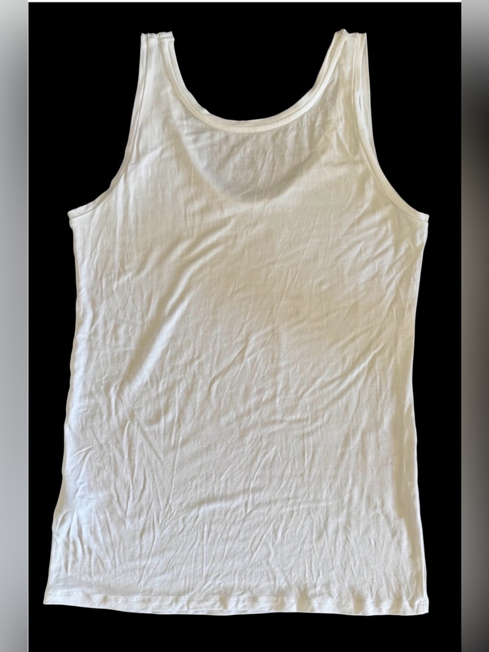 Majestic Filatures Paris size 3 (M) Women's White Soft Touch Tank Top Superwash - Picture 6 of 9